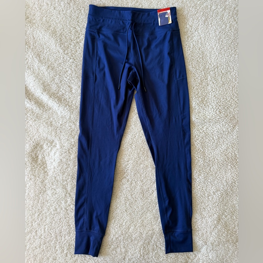Lole Women’s Deep Blue Drawstring Leggings with Pockets Size Medium New with Tag